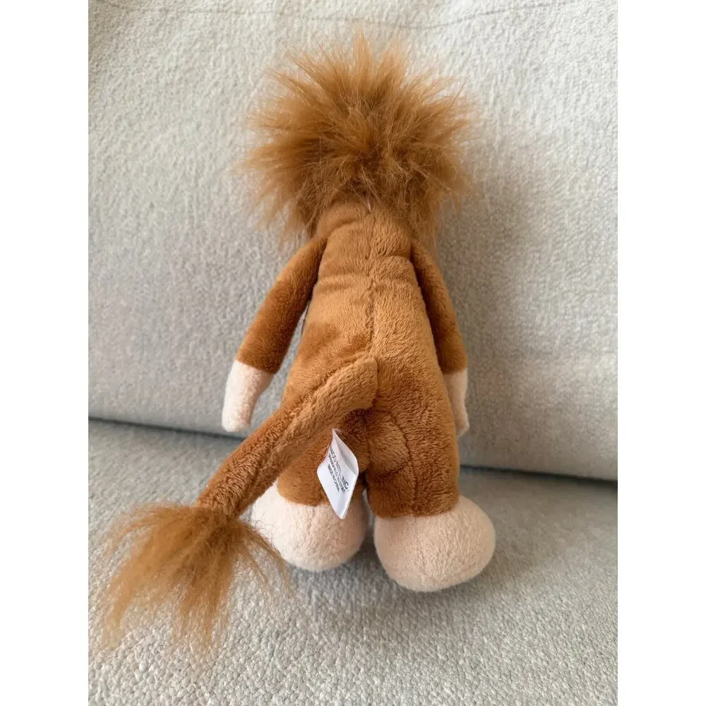 Anico Plush Toy Stuffed Lion Long Body Lion Messy Hair